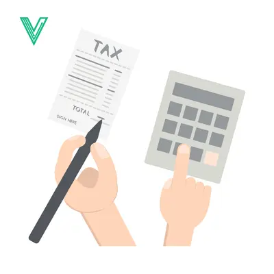 Tax Calculation and Payment Process Illustration