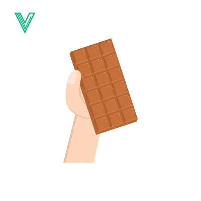 Hand Holding Chocolate Bar