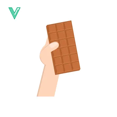 Hand Holding Milk Chocolate Bar