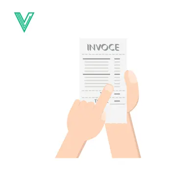 Hand Holding Invoice Document for Financial Review
