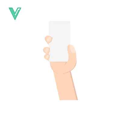 Hand Holding Blank Card