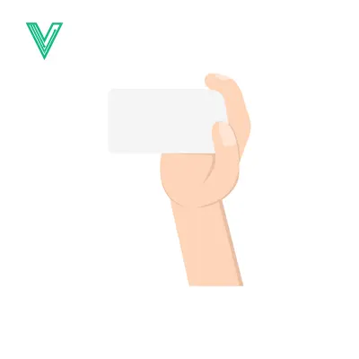 Hand Holding Blank White Card Business Concept
