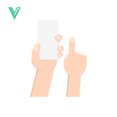 Hand Holding Blank Card and Pointing Finger