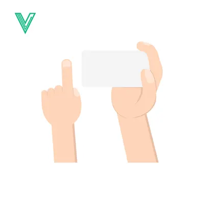Hand Holding Blank Business Card for Presentation