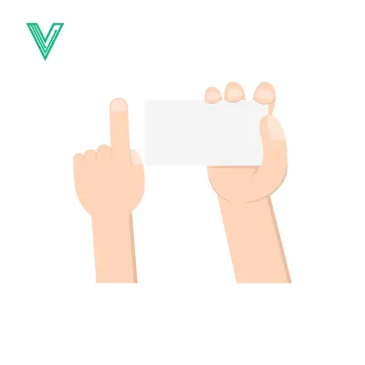 Hand Holding Blank Business Card