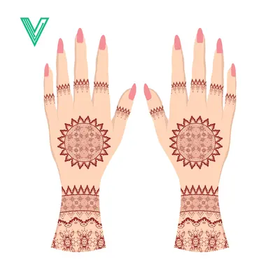 Intricate Henna Designs on Hands for Celebrations