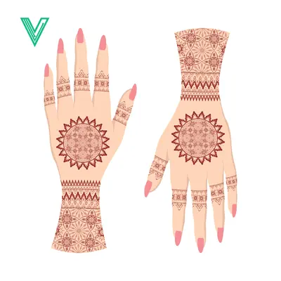 Intricate Henna Designs on Hands for Celebrations