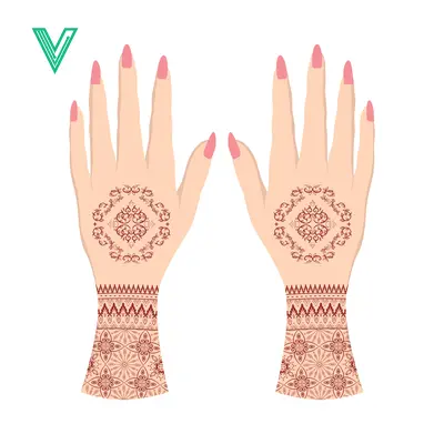 Intricate Henna Designs on Hands for Celebrations