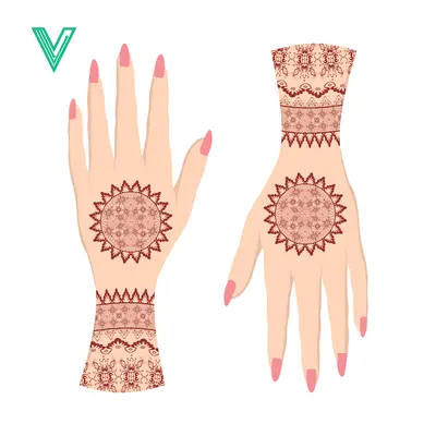 Beautiful Henna Designs on Hands for Cultural Celebrations