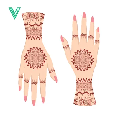 Beautiful Henna Designs on Hands for Cultural Celebrations