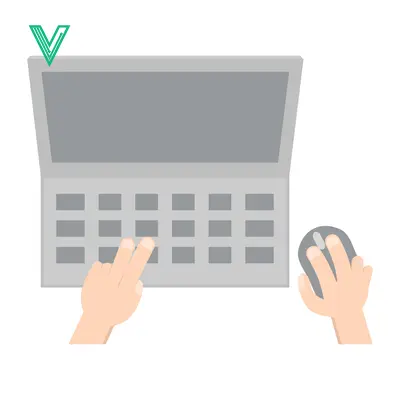 Top View of Hands Typing on Laptop Keyboard and Using Computer Mouse