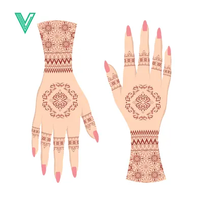 Intricate Henna Designs on Hands for Celebrations