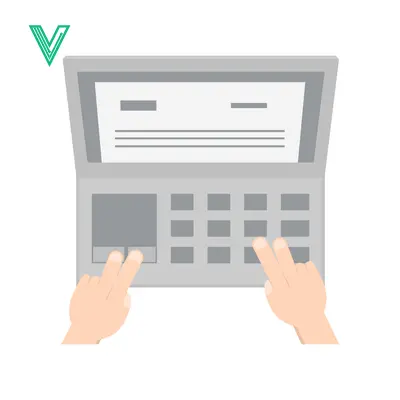 Hands Typing on a Laptop Keyboard with Document Displayed