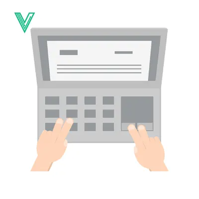 Hands typing on a laptop keyboard with a document on screen
