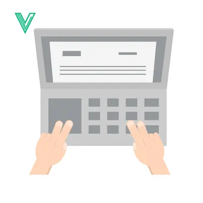 Hands Typing on a Laptop Keyboard with Document on Screen