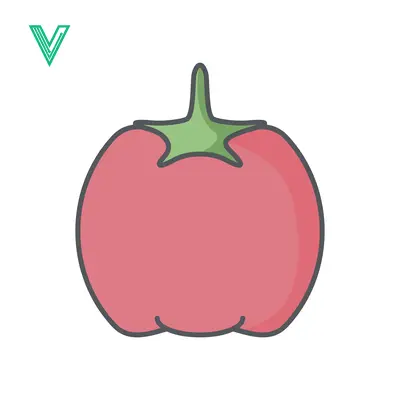 Simple Cartoon Tomato Illustration