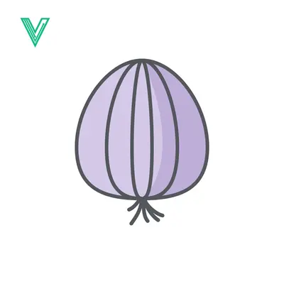 Simple illustration of a garlic bulb with a clean outline