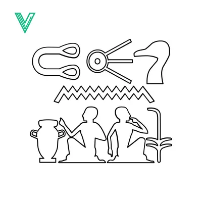 Ancient Egyptian Hieroglyphs Depicting Daily Life and Symbols