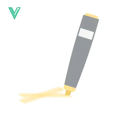 Yellow highlighter marker drawing a line on a white background