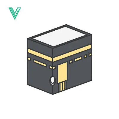 Islamic Kaaba Building Icon Sacred Religious Landmark