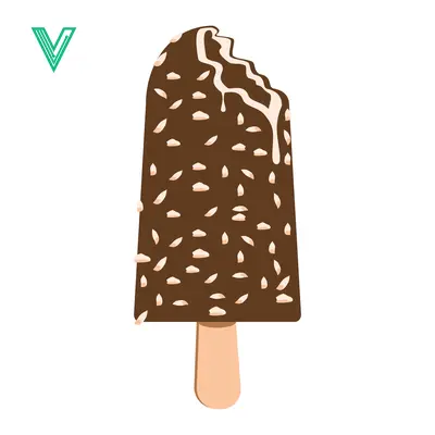 Chocolate Covered Ice Cream Bar with Nuts