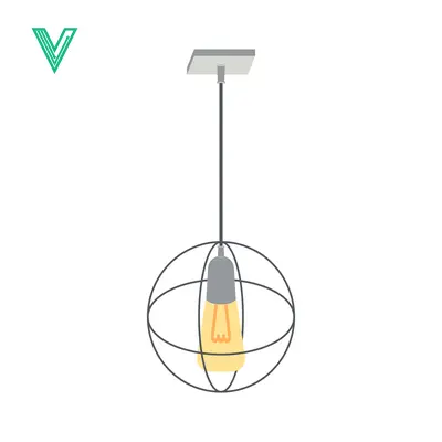 Modern Geometric Wire Sphere Pendant Light Fixture with Edison Bulb