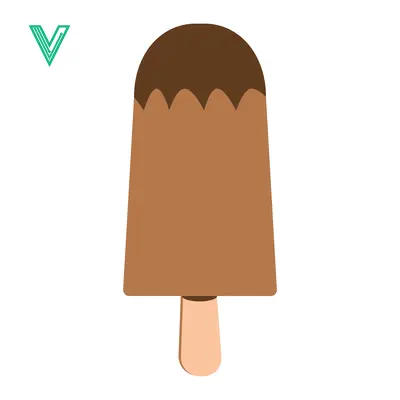 Chocolate Ice Cream Bar on a Stick