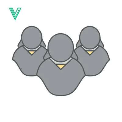Group of people icon simple illustration