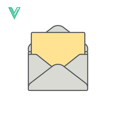 Open Envelope with Yellow Card Inside