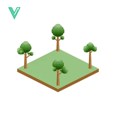 Isometric Green Trees on Square Plot of Land