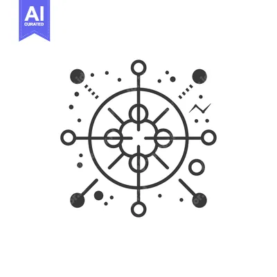 Aset premium populer: Abstract Geometric Design with Circles and Dots