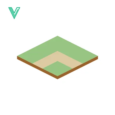 Isometric Baseball Field Diamond Layout