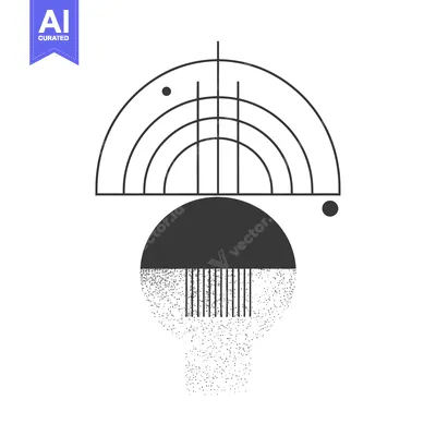 Popular premium asset: Abstract Geometric Design with Circles and Lines