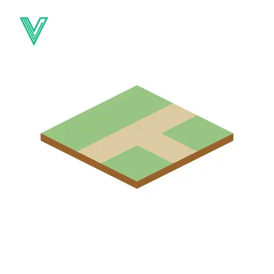Isometric Green Field with Paths