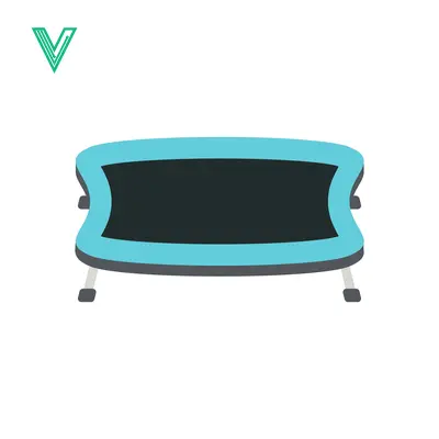 Rectangular Trampoline for Kids and Adults