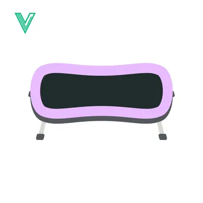 Purple Balance Board for Fitness and Exercise