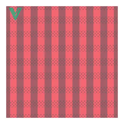 Red and Gray Vertical Stripes Pattern with Small Dots