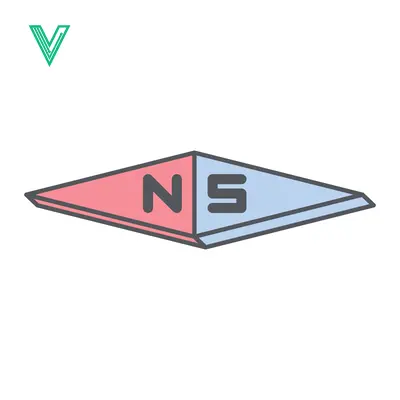 North South Magnet Polarity Science Icon