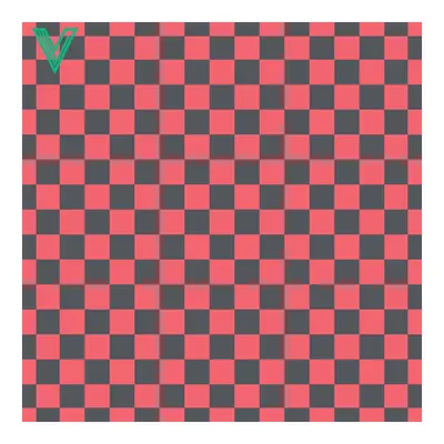 Checkerboard Pattern Red and Dark Gray Squares