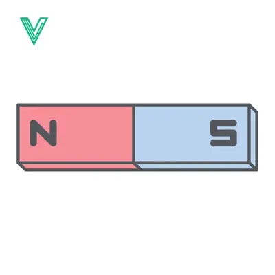 Bar Magnet with North and South Poles Clearly Labeled