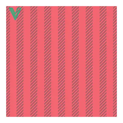 Seamless Vertical Stripes Pattern in Coral and Gray