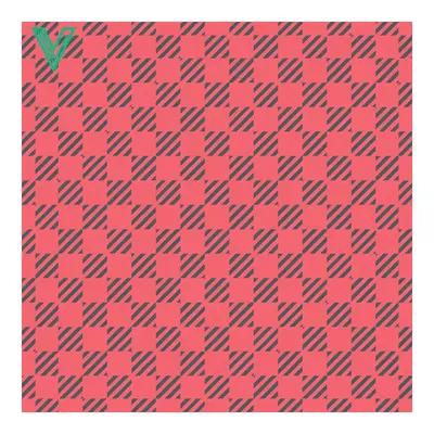 Seamless Red and Blue Gingham Pattern