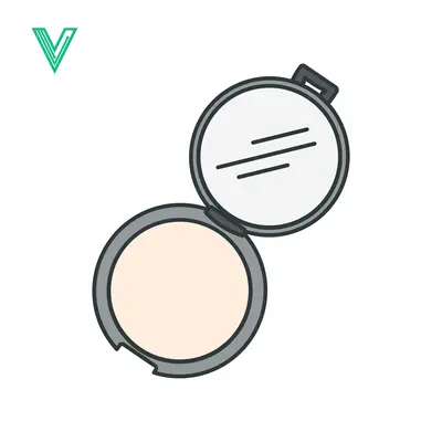 Compact Powder Makeup Mirror Cosmetic Beauty Product