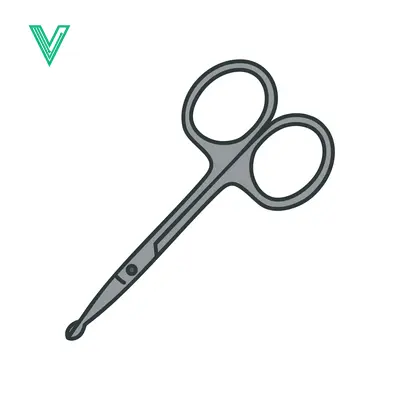 Small Scissors for Eyebrows and Nails