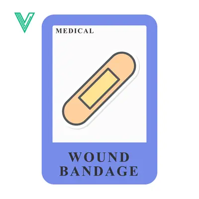 Aset premium populer: Medical Wound Bandage Illustration for First Aid and Healthcare Concepts