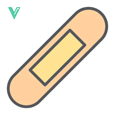 Simple Illustration of a Bandage for Medical Needs