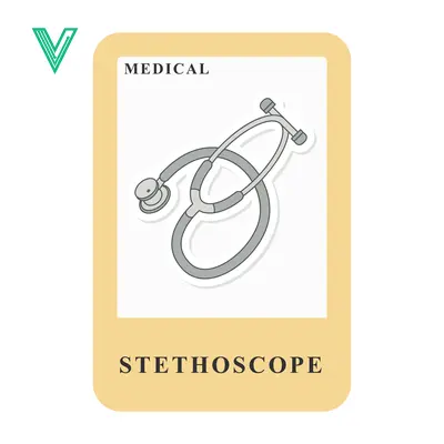 Illustration of a Stethoscope for Medical Purposes