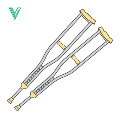 Pair of Medical Crutches for Mobility Assistance