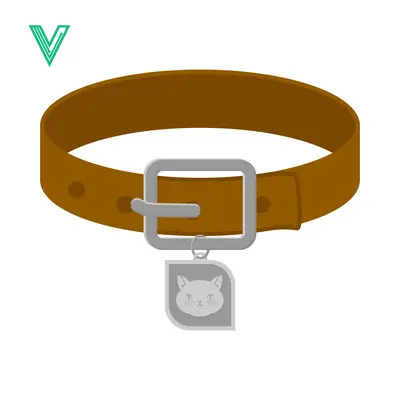 Brown Leather Dog Collar with Silver Buckle and Pet Tag