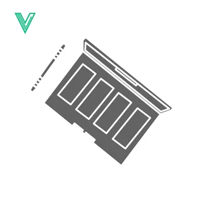 Minimalist Icon of an Eyeshadow Palette and Brush